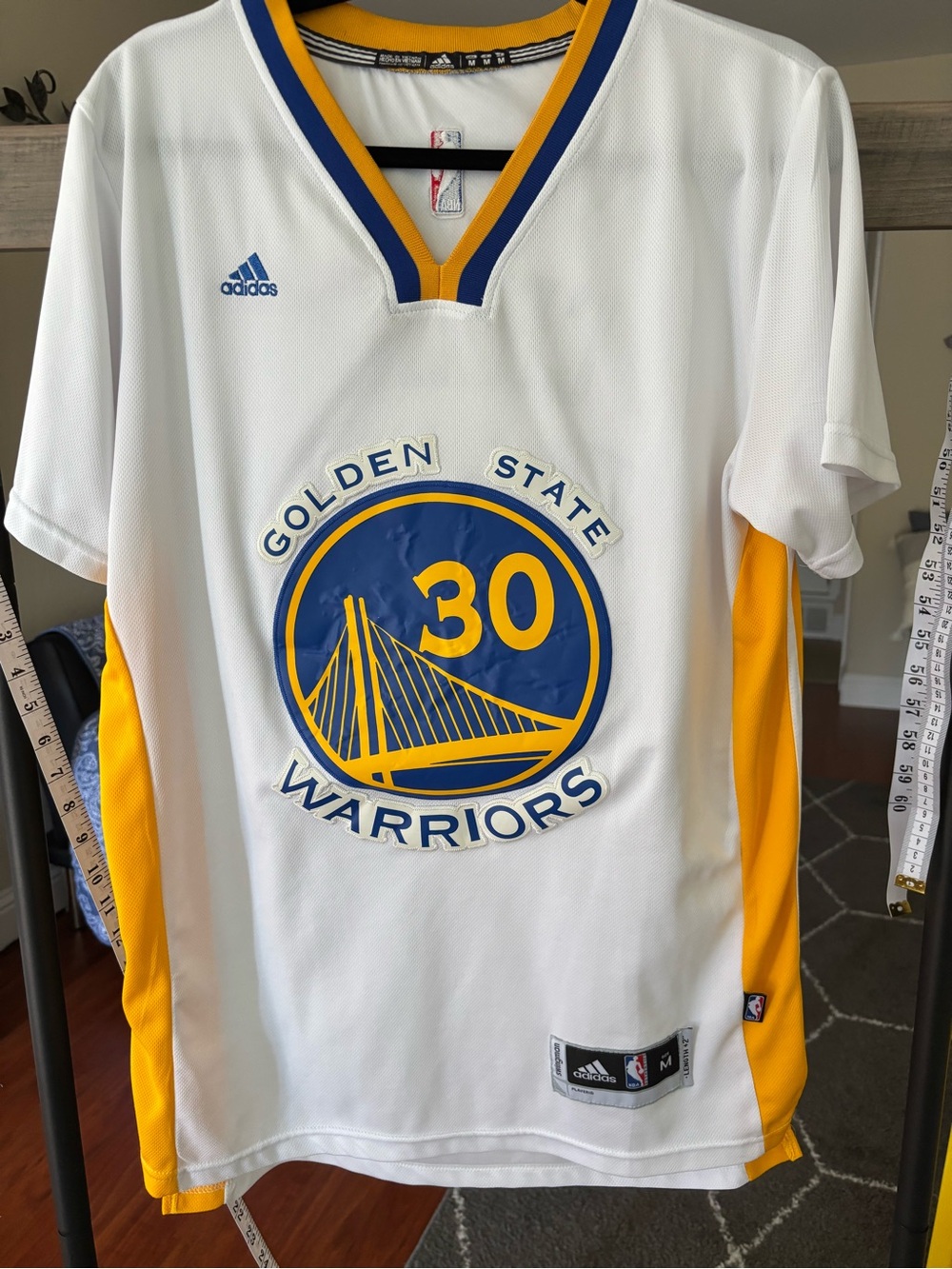 adidas Curry Golden State Warriors #30 Jersey